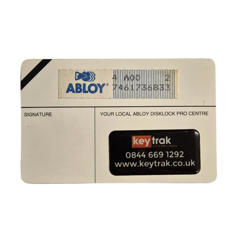 ABLOY Disklock Pro Key Bronze Level