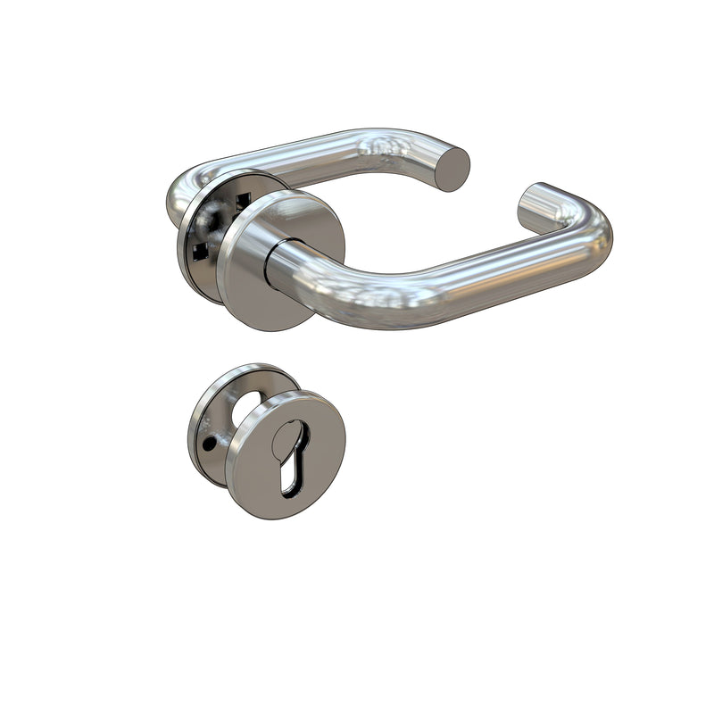 ABLOY 60-0319 SSS Round Rose Handles for use with EL560 & EL561