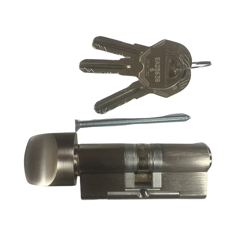EVVA ICS 1 STAR Master Keyed Euro Thumbturn Cylinder Lock