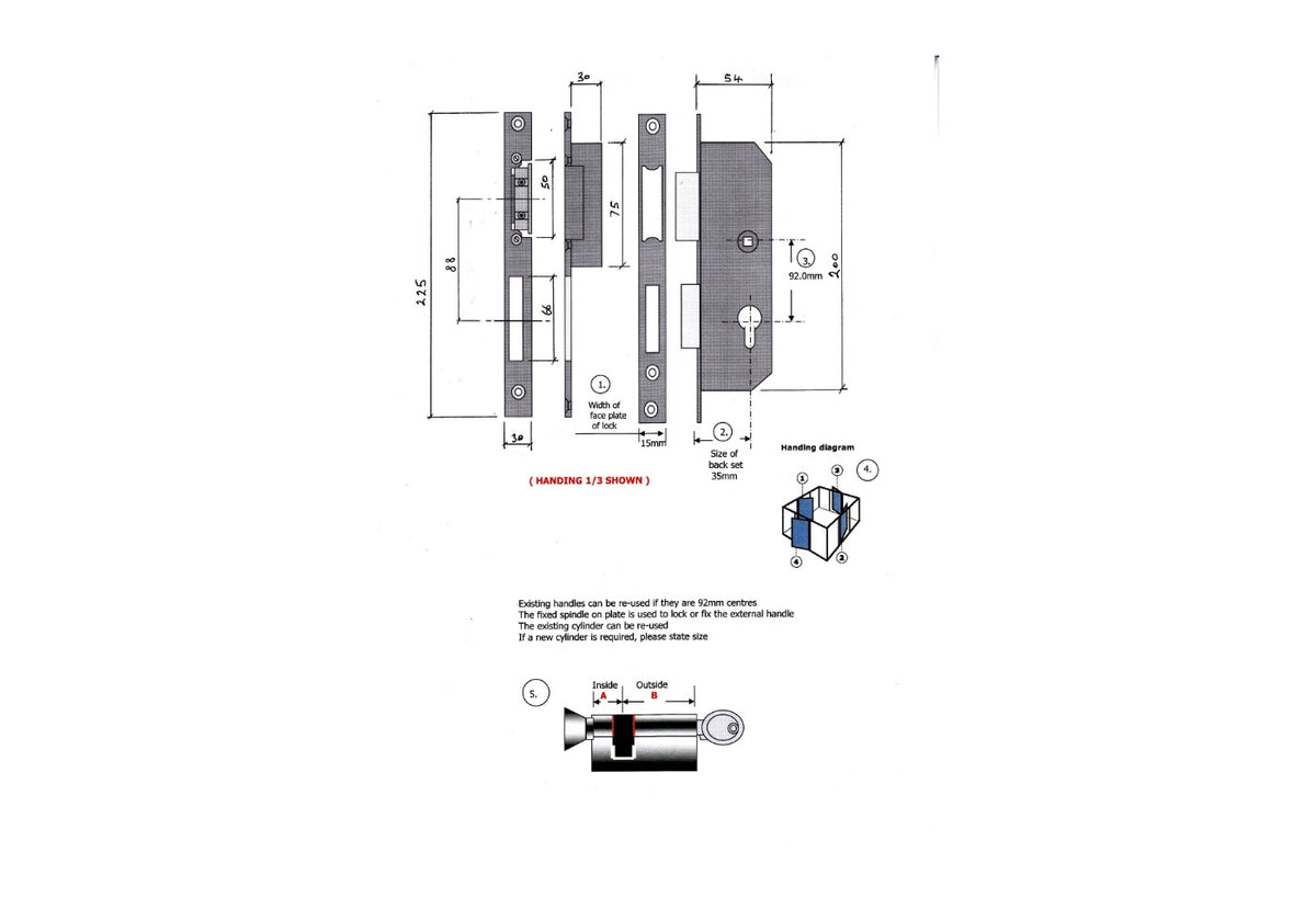 UPVC Electric Strike Kit Keytrak