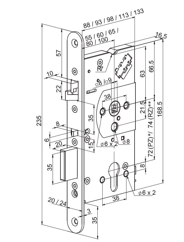 Abloy EL561 electric lock