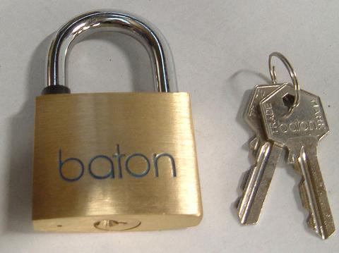 BATON Heavy Duty Brass Padlock Keyed Alike