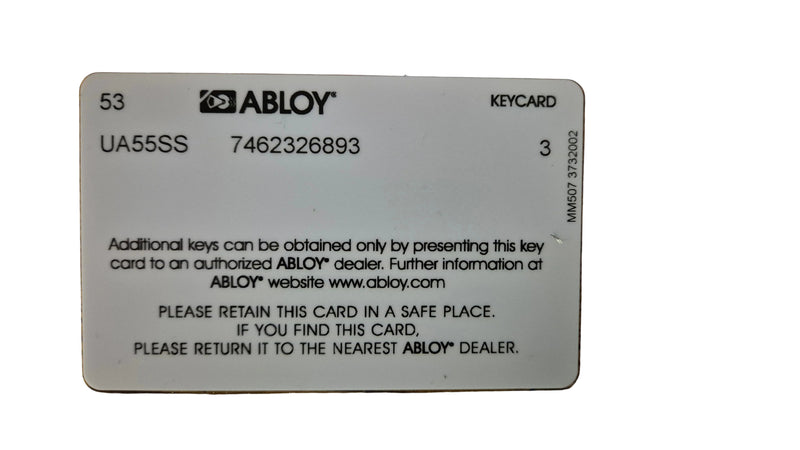 Abloy Novel Key