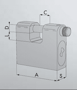 Cisa 285 66 Container Padlock Master Keyed