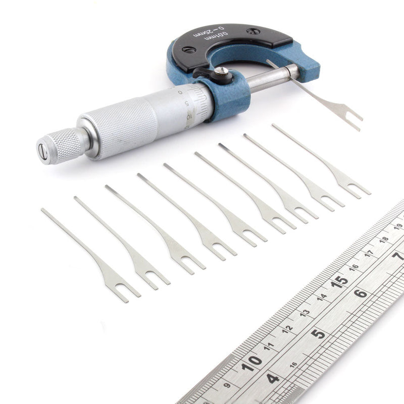 Dangerfield Pro Lock Pick Gun Blades/Needles (10 Pack) 0.5mm