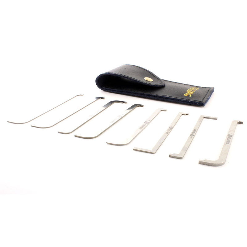 Dangerfield Extended TOK Top of Keyway Tension Wrenches + Case