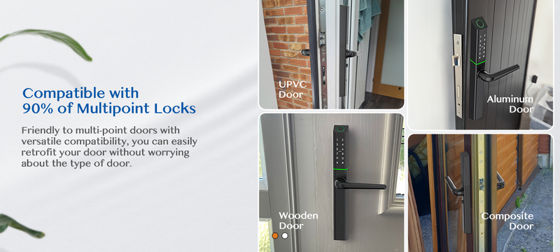 EA 220 Slim Smart Digital Lock for UPVC, Composite, Wooden & Aluminium Doors