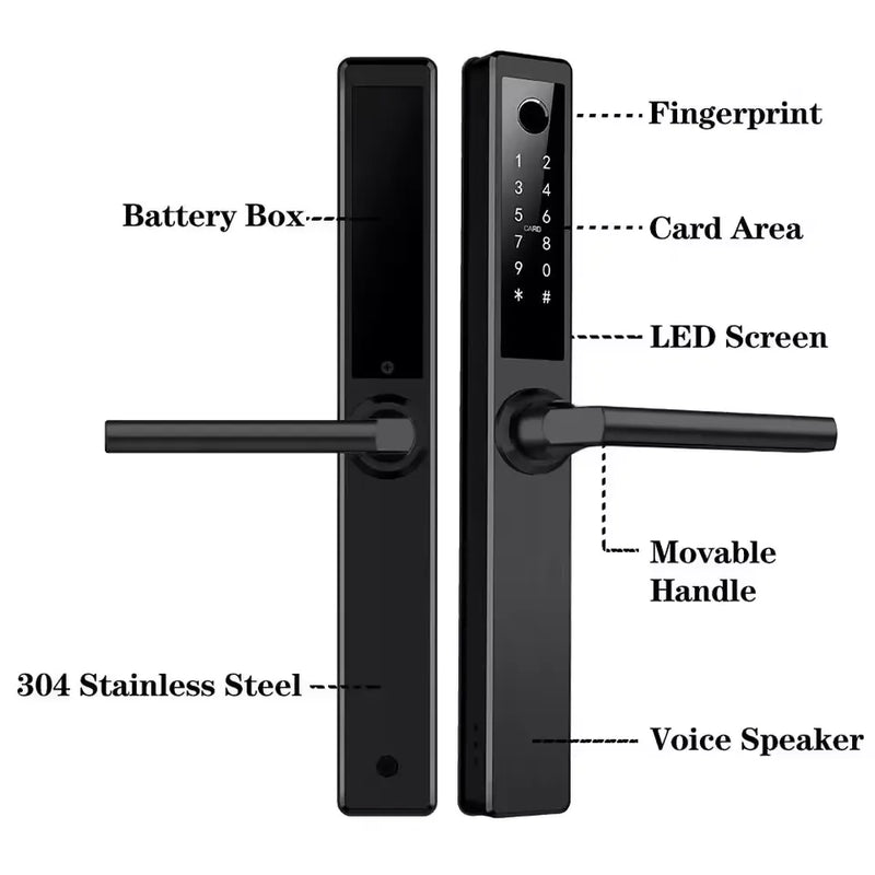 EA 230 Slim Line Smart Digital Lock for UPVC, Composite, Wooden & Aluminium Doors