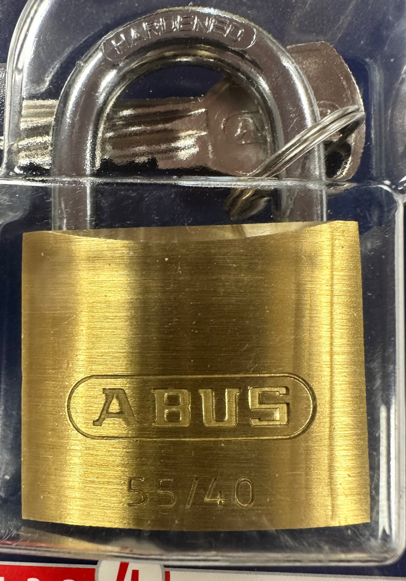 ABUS 55 Series Brass Open Shackle Padlock