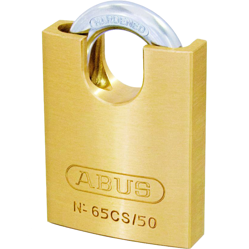 ABUS 65 Series Brass Closed Shackle Padlock
