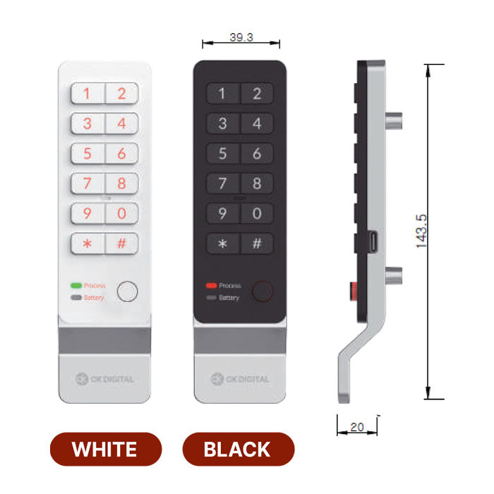 EALF21-PL Smart Digital Lock for Cabinet & Lockers