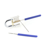 Beginners Lock Pick Set in a box: Complete Lock Pick Kit, Spy Card Kit + Practice Locks and Dummies guide by Lokko