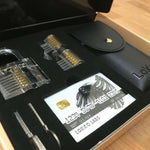 Beginners Lock Pick Set in a box: Complete Lock Pick Kit, Spy Card Kit + Practice Locks and Dummies guide by Lokko