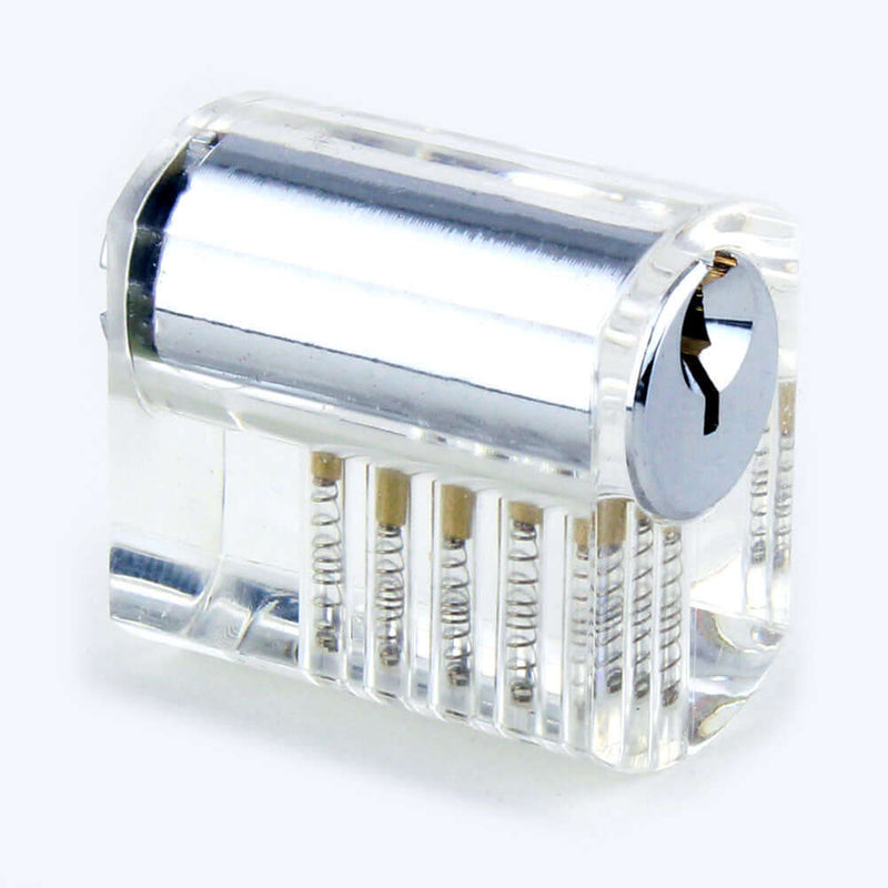 Dangerfield Clear Acrylic Practice Lock - Standard Pins