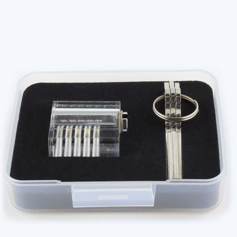 Dangerfield Clear Acrylic Practice Lock - Standard Pins