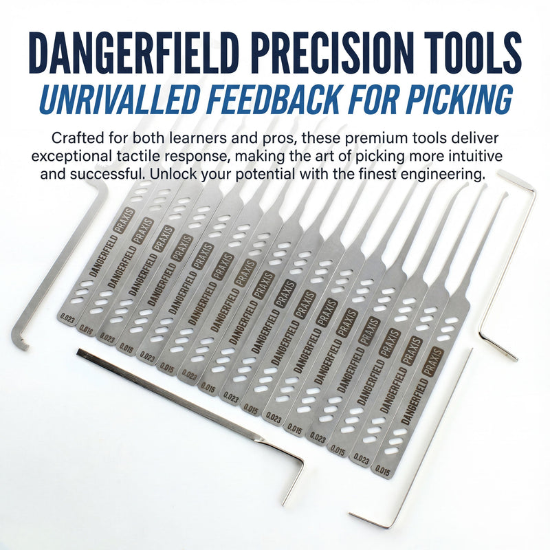 Dangerfield PRAXIS Dual-Gauge Complete Lock Pick Set