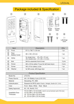 EALF23-HL Smart Digital Lock for Cabinet & Lockers