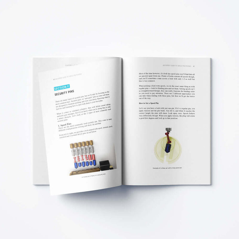 Beginners Lock Pick Set in a box: Complete Lock Pick Kit, Spy Card Kit + Practice Locks and Dummies guide by Lokko