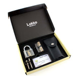 Beginners Lock Pick Set in a box: Complete Lock Pick Kit, Spy Card Kit + Practice Locks and Dummies guide by Lokko