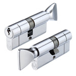 ZOO V5 Euro Cylinder and Turn in Chrome