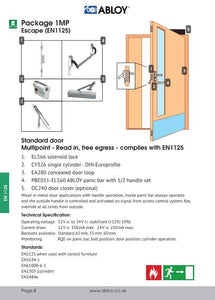 Abloy Electric Lock Package 1MP