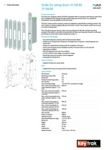 Abloy 351M.80 Flush Mount Electric Lock