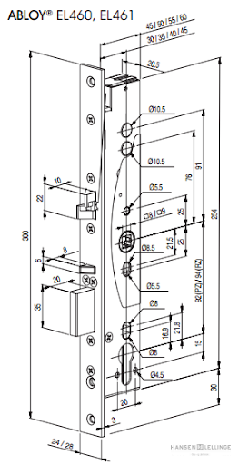 Abloy EL460 Electric Lock